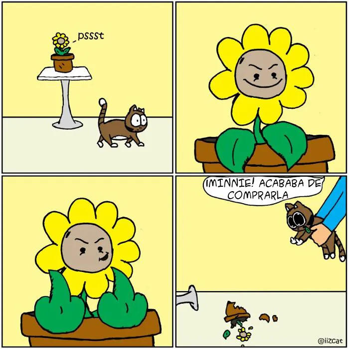 Este artista resume su vida con un gato en 20 cómics