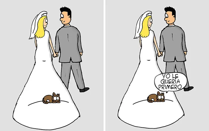Este artista resume su vida con un gato en 20 cómics