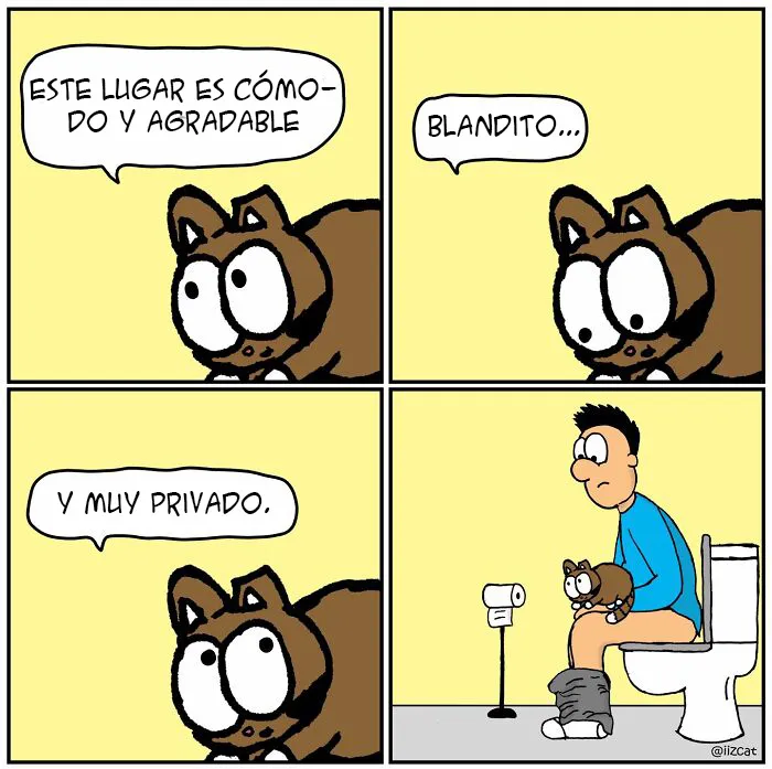 Este artista resume su vida con un gato en 20 cómics