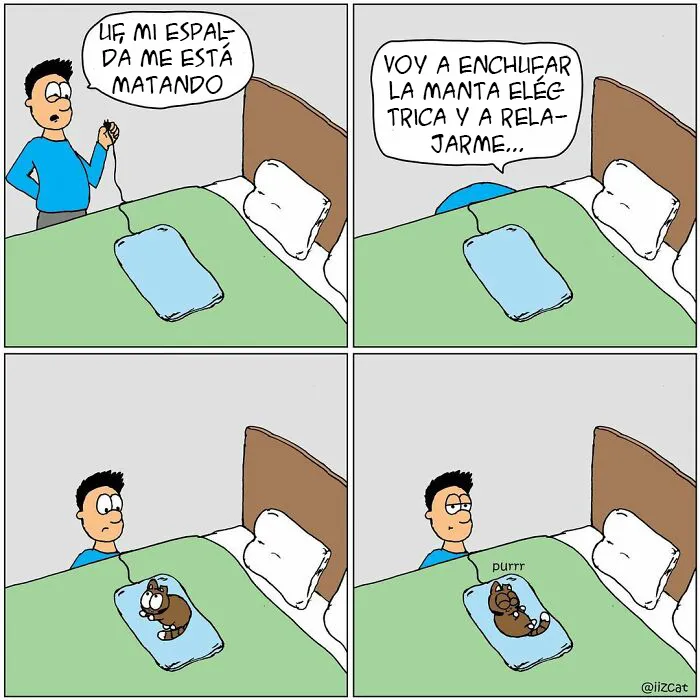 Este artista resume su vida con un gato en 20 cómics