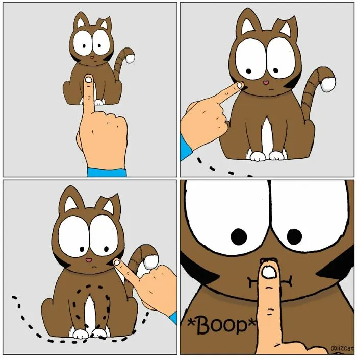 Este artista resume su vida con un gato en 20 cómics