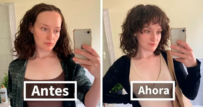30 Fotos de mujeres antes y después de dejarse flequillo y darse cuenta de que les quedaba bien