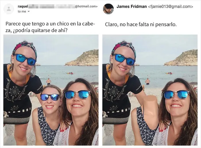 Vuelve el troll del Photoshop que se toma las peticiones muy literalmente, y el resultado es divertidísimo (17 imágenes)