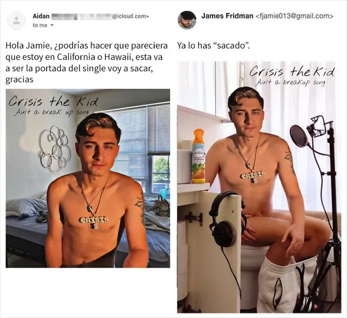 Vuelve el troll del Photoshop que se toma las peticiones muy literalmente, y el resultado es divertidísimo (17 imágenes)