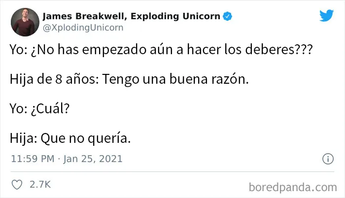 20 De los mejores tuits de Enero sobre ser padres