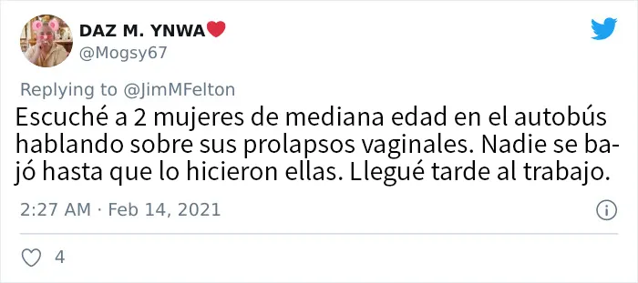 La gente comparte las cosas más extravagantes que han visto en el transporte público (20 tuits)