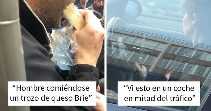La gente comparte las cosas más extravagantes que han visto en el transporte público (20 tuits)