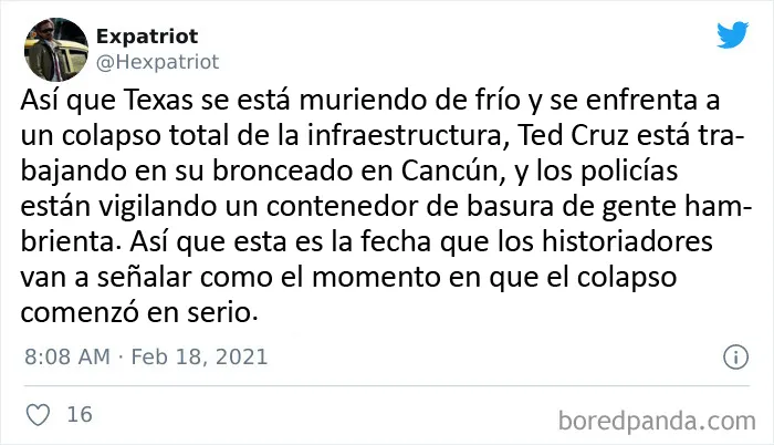 18 Publicaciones que explican cómo lo que les pasó a los texanos es culpa de la avaricia de los ricos