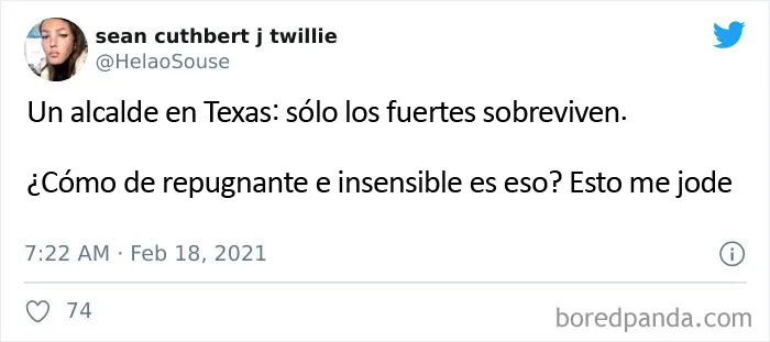 18 Publicaciones que explican cómo lo que les pasó a los texanos es culpa de la avaricia de los ricos