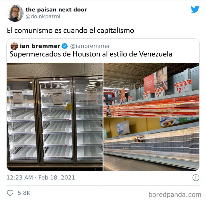 18 Publicaciones que explican cómo lo que les pasó a los texanos es culpa de la avaricia de los ricos