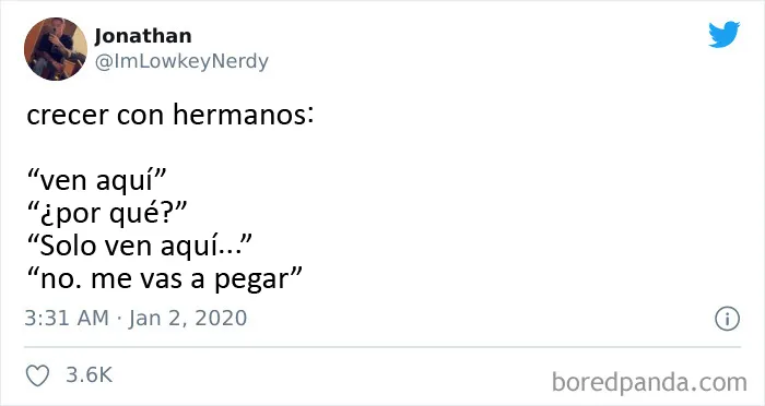 20 Divertidos tuits que resumen perfectamente cómo es tener hermanos