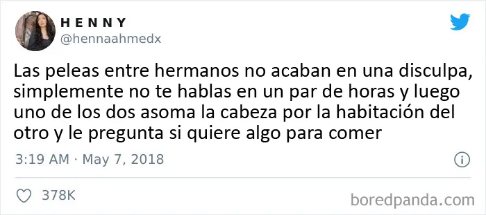 20 Divertidos tuits que resumen perfectamente cómo es tener hermanos