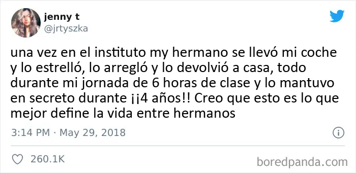 20 Divertidos tuits que resumen perfectamente cómo es tener hermanos