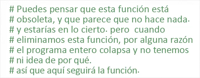 ¿Qué es lo mejor que has encontrado en el código?