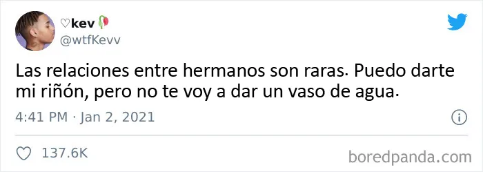 20 Divertidos tuits que resumen perfectamente cómo es tener hermanos
