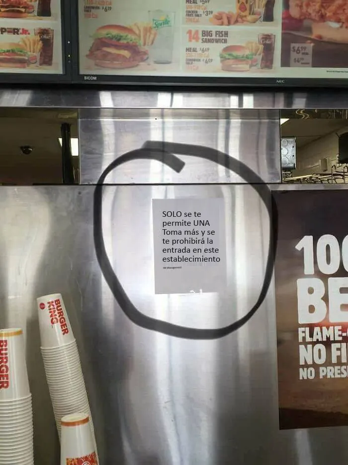 En Burger King
