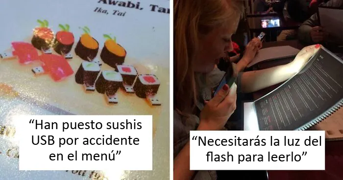 30 Errores tan terribles en los menús que la gente se rió de ellos en internet