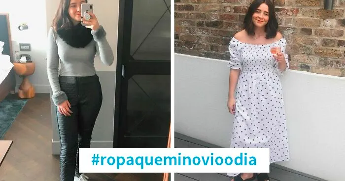 Esta mujer publica fotos de la ropa que su novio odia, añadiendo sus comentarios (31 fotos nuevas)