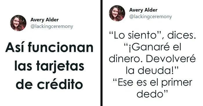 Esta persona explica "cómo funcionan las tarjetas de crédito" utilizando una analogía con la que casi podría hacerse una película