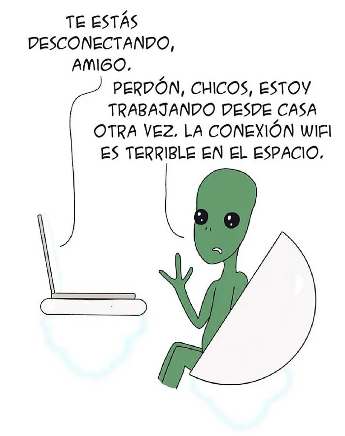 La señal empieza a fallar en las capas superiores de la atmósfera