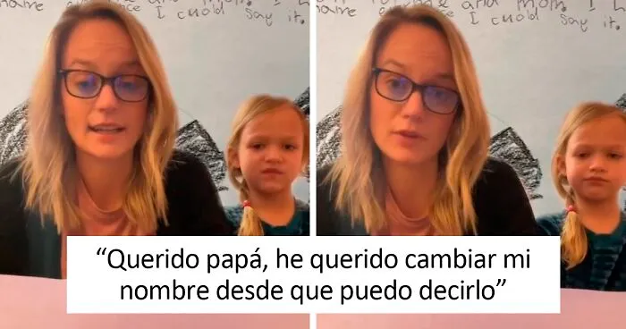 Esta niña de 5 años escribió a sus padres una persuasiva carta exigiendo que le cambiaran el nombre