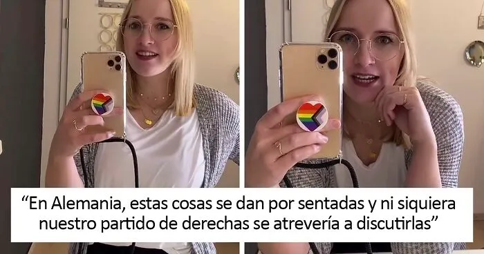 Esta mujer explica las diferencias de la "izquierda" política entre Alemania y Estados Unidos, y se hace viral con 384K likes