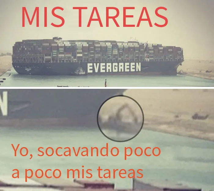 La gente se parte de risa con estos 20 memes sobre el barco atorado en el Canal de Suez