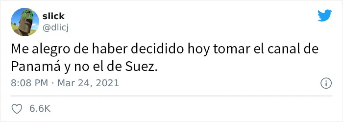 La gente se parte de risa con estos 20 memes sobre el barco atorado en el Canal de Suez