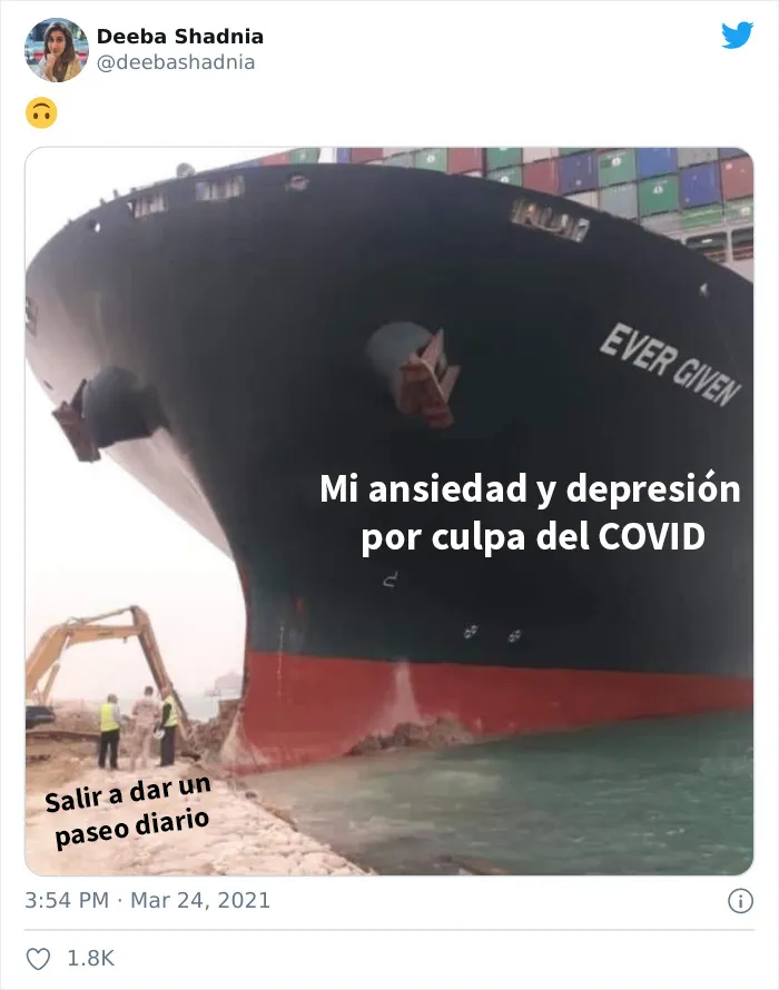 La gente se parte de risa con estos 20 memes sobre el barco atorado en el Canal de Suez