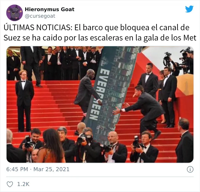 La gente se parte de risa con estos 20 memes sobre el barco atorado en el Canal de Suez