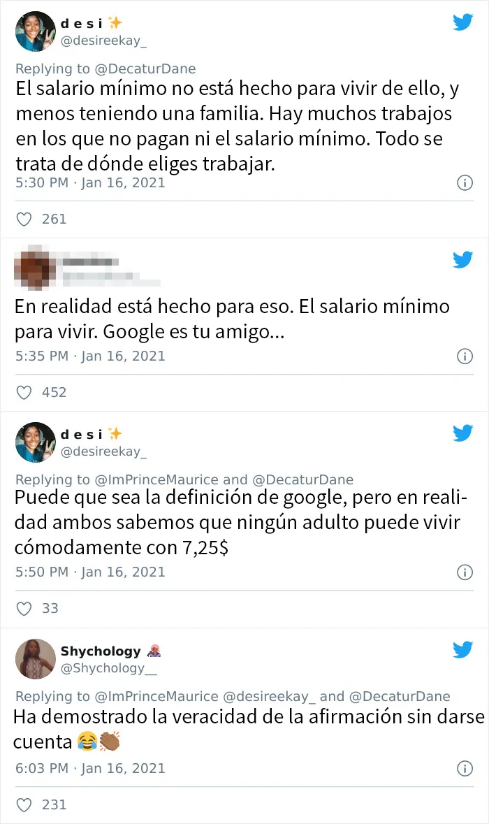 20 Brillantes respuestas de la gente ante quienes no quieren que aumente el salario mínimo en EEUU