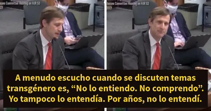 "Tenía un hijo que no sonreía": Un padre cristiano explica cómo aprendió a aceptar a su hija trans en un discurso desgarrador