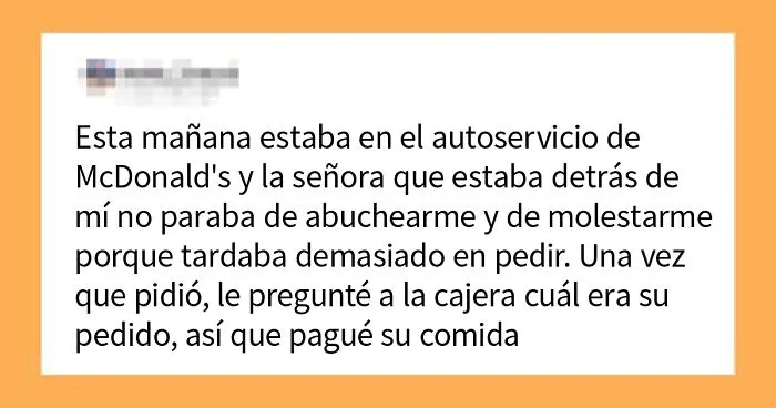 Se vuelve viral la "mezquina" venganza de un hombre contra una Karen maleducada en un autoservicio