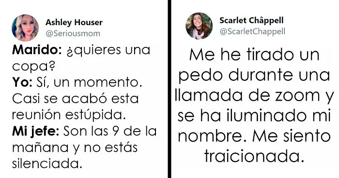 20 Divertidos tuits de personas hartas de las llamadas por Zoom