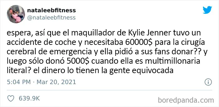 Kylie Jenner se atrevió a pedir a la gente que donara dinero en GoFundMe para su exmaquillador, así que aquí tienes 20 de las mejores reacciones