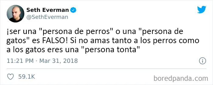 25 De los mejores tuits de "amantes de los perros vs amantes de los gatos"