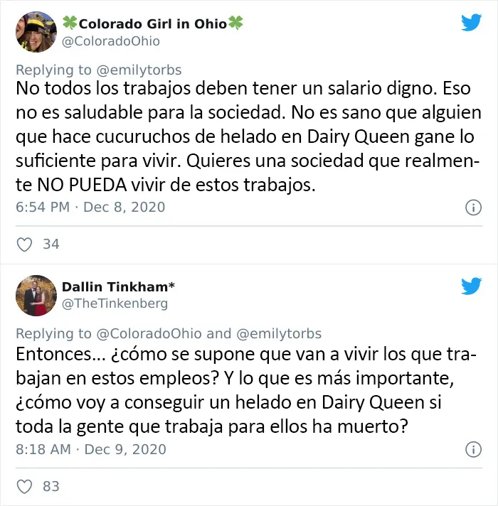 20 Brillantes respuestas de la gente ante quienes no quieren que aumente el salario mínimo en EEUU