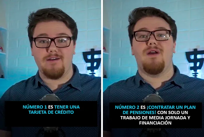 Los jóvenes deberían abrir una tarjeta de crédito, abrir un plan de pensiones e invertir en sí mismos