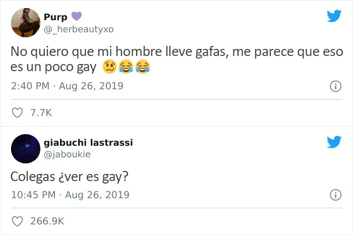 Aparentemente ver es ahora gay