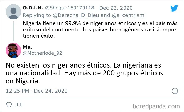 Un imbécil local es corregido