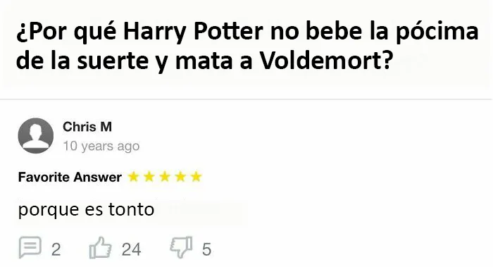 Porque es tonto