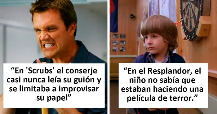 "¿Cuál es el mejor dato 'tras las cámaras' que conoces de una película?" (40 respuestas)