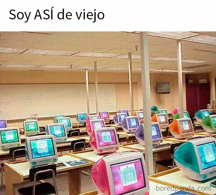 Clase De Informática En Los 90
