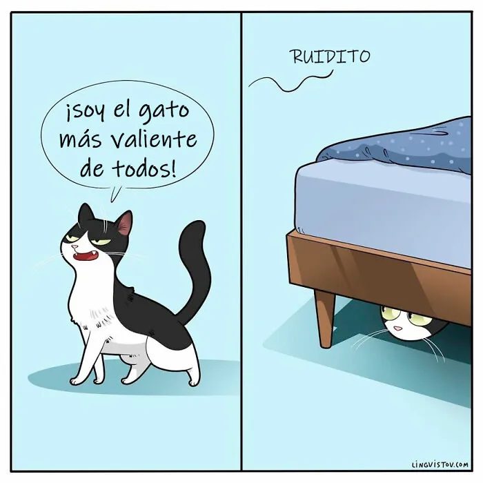 Esta artista ilustra cómo es vivir con un gato (25 nuevas imágenes)