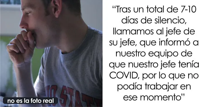 Este jefe desapareció durante 8 semanas diciendo que tenía Covid, un empleado descubrió la verdad y organizó una fiesta para revelar dónde estaba realmente