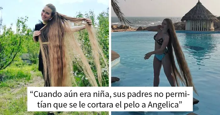 Rapunzel en la vida real: Esta mujer muestra lo que ocurre cuando no te cortas el pelo en 23 años