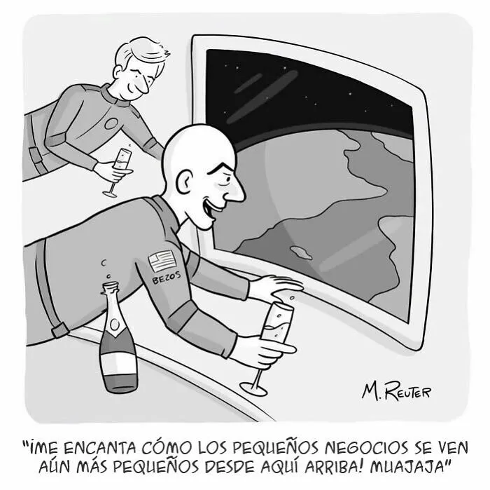Este artista ataca a nuestra sociedad con 15 ingeniosos cómics