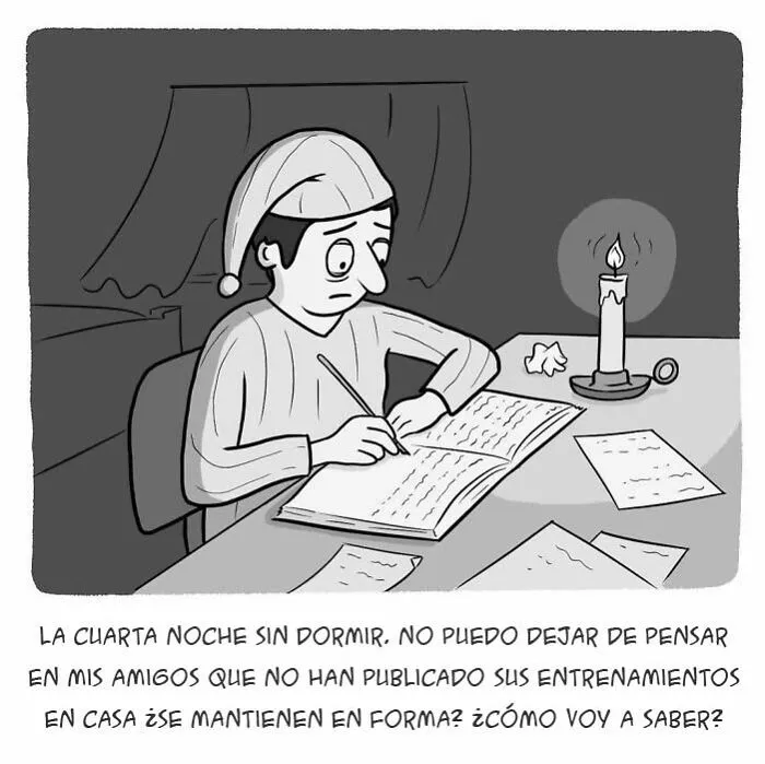 Este artista ataca a nuestra sociedad con 15 ingeniosos cómics