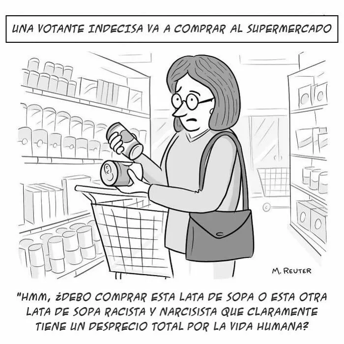 Este artista ataca a nuestra sociedad con 15 ingeniosos cómics