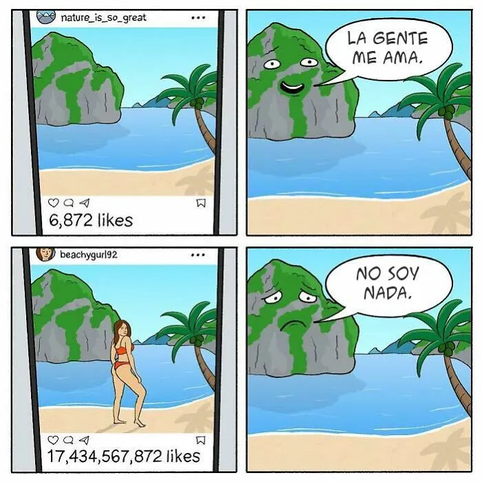 Este artista ataca a nuestra sociedad con 15 ingeniosos cómics